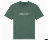 T-shirt ARMANI green logo white