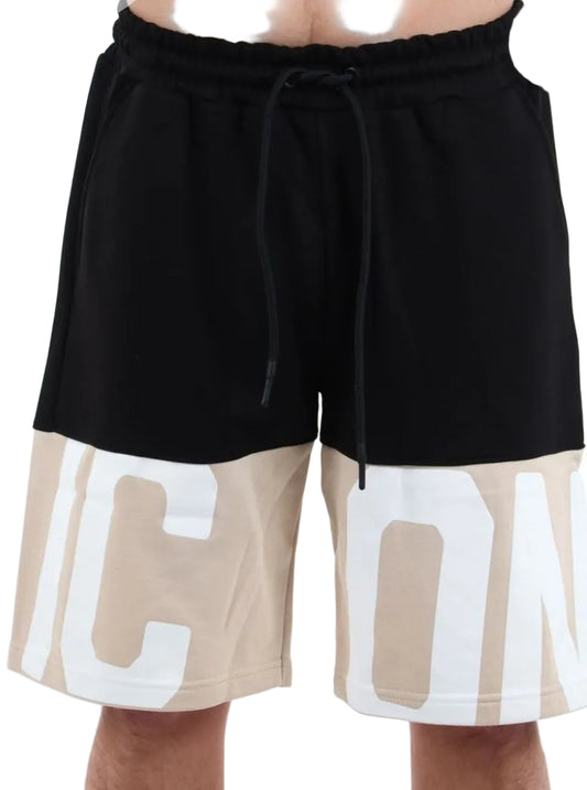 Completo ICON black and beige logo bianco