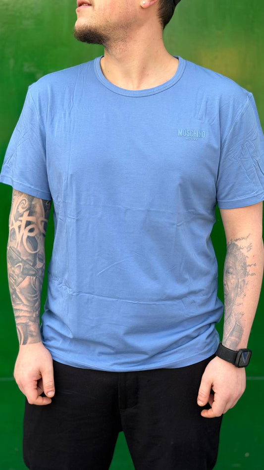 T-shirt MOSCHINO azzurra