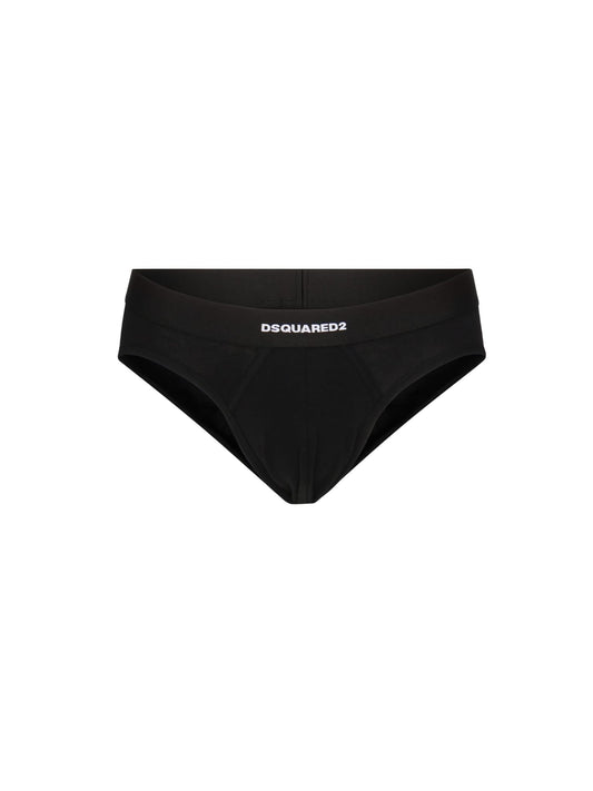 Bipack DISQUARED2 slip black and white