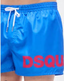 Costume DSQUARED2 fluo con logo fuxia