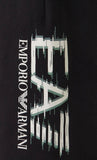 Completo ARMANI black logo bianco avanti e indietro