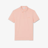 Polo LACOSTE rosa logo in tinta