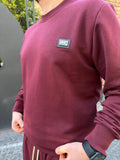 Tuta MAISON 9 PARIS bordeaux patch in metallo