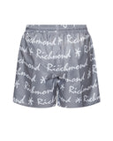 Costume RICHMOND grigio scritta logo corsivo bianca