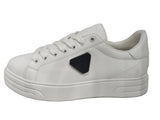 Scarpe BRIAN MILLS bianca logo nero