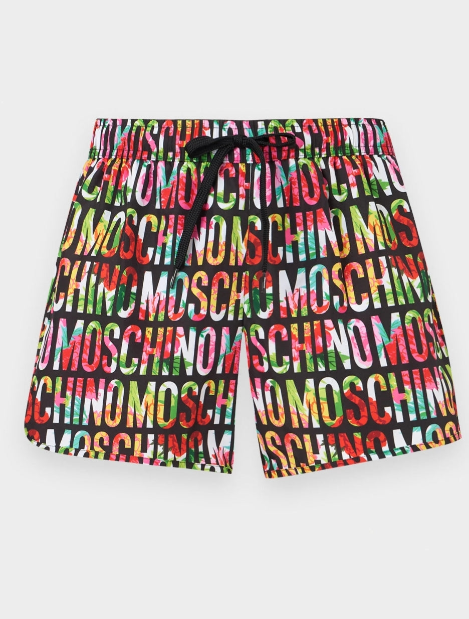 Costume MOSCHINO interamente logato avanti e indietro multocolor
