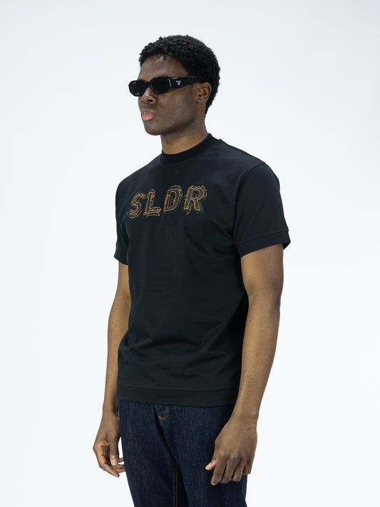 T-shirt SOLDIER ricamo jeans