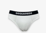 Slip DSQUARED2 bianco monogram