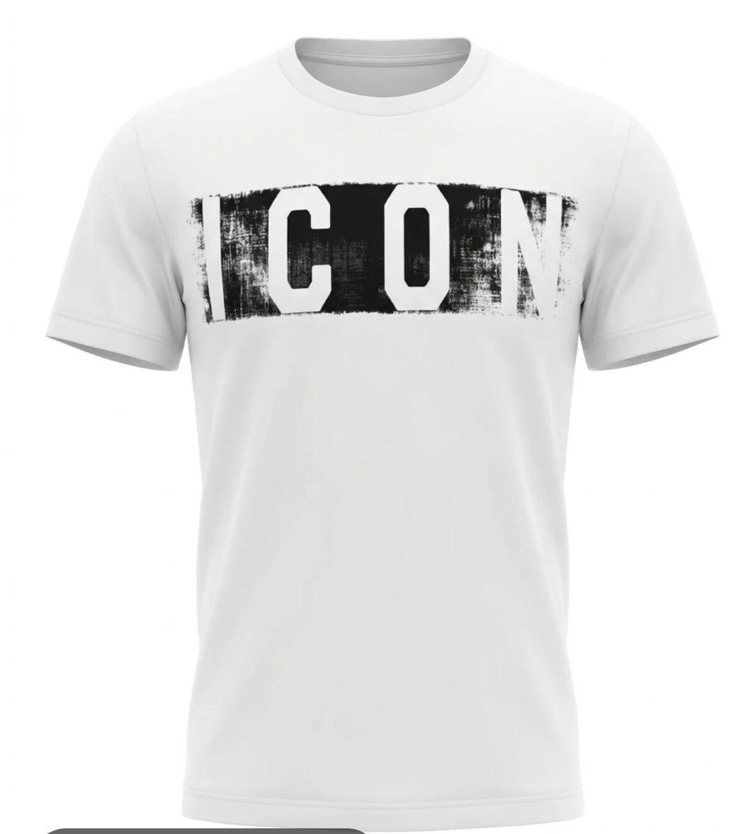 Completo ICON total white bande legate nere