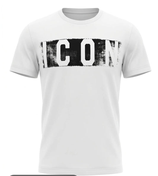 Completo ICON total white bande legate nere