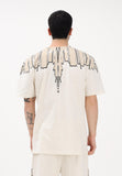 T-shirt MARCELO BURLON stampa avanti e retro