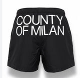 Costume BURLON total black loghi bianchi