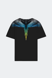 T-shirt MARCELO BURLON acquila blu