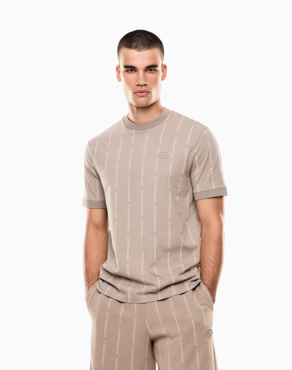 Completo ARMANI monogram beige
