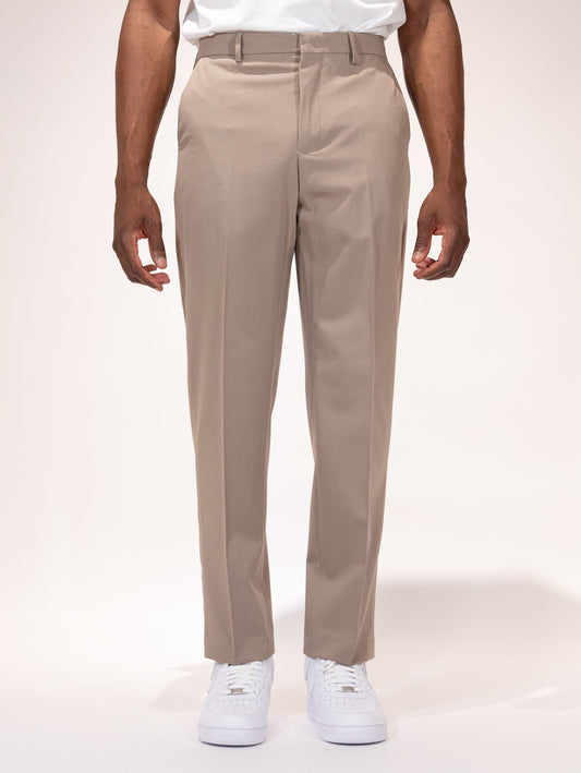Pantalone SOLDIER BEIGE fresco lana vestibilità baggy