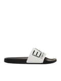 Ciabatte ARMANI bianche logo nero