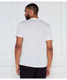 T-shirt RICHMOND bianca logo tinta su tinta a rilievo