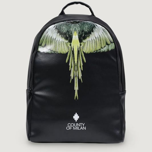 Zaino BURLON tutto in pelle aquila green