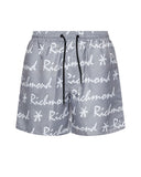 Costume RICHMOND grigio scritta logo corsivo bianca