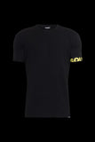 T-shirt DSQUARED2 fascia logata gialla