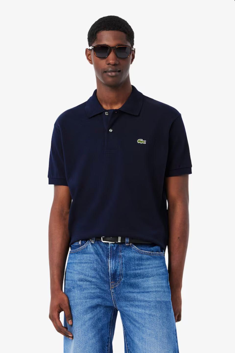 Polo LACOSTE blu navy