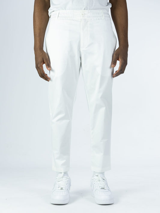 Pantalone cotone SOLDIER BIANCO