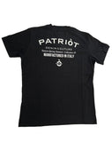 Completo PATRIOT black logo avanti e indietro