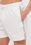 Costume CALVIN KLEIN bianco banda monogram laterale