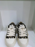Scarpe BRIAN MILLS gommato beige e testa di moro