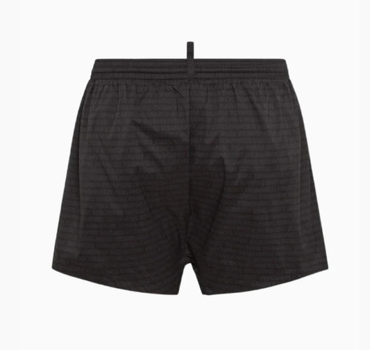 Costume DSQUARED2 monogram logo banda laterale bianca