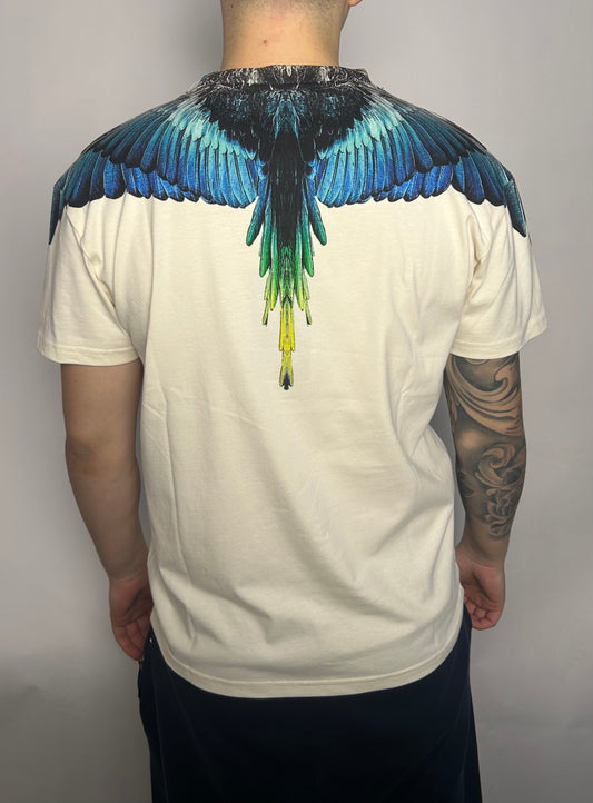 T-shirt MARCELO BURLON acquila blu
