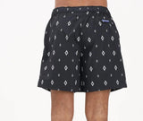 Costume BURLON total black monogram bianco avanti e indietro