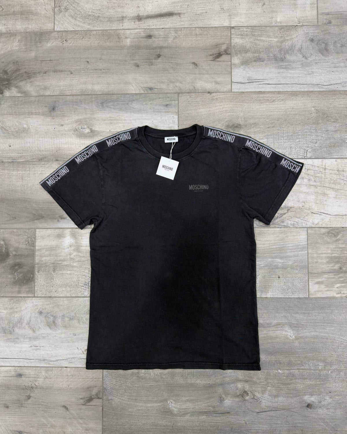T-shirt MOSCHINO banda logata