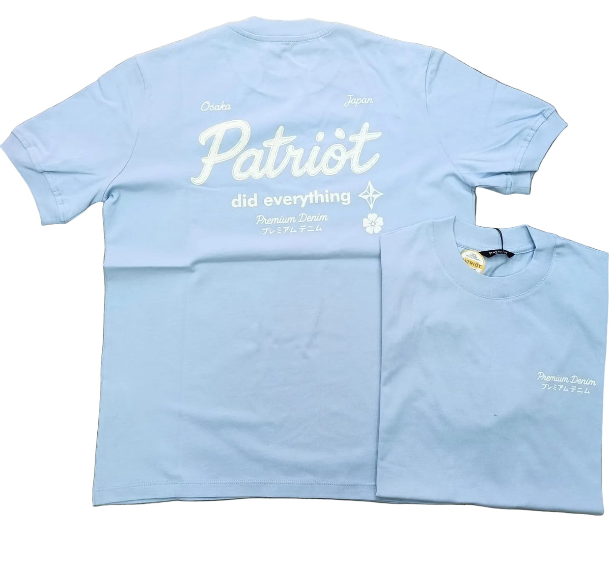 T-shirt PATRIOT celeste polvere