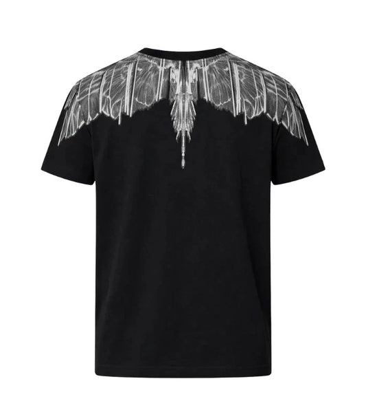 T-shirt MARCELO BURLON stampa acquila avanti e retro