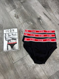 Slip ICON black tripack