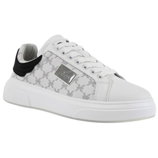 Scarpe JOHN RICHMOND bianche multilogate con ali nere e placchetta